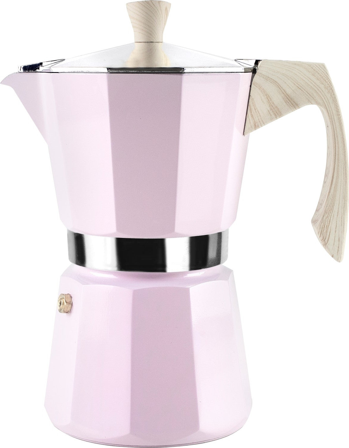 Cafetière Italienne IBILI Toscane 9 Tasses – Élégance en rose pâle