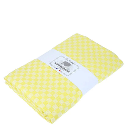 La Nappe Damier - CITRON - La Carafe