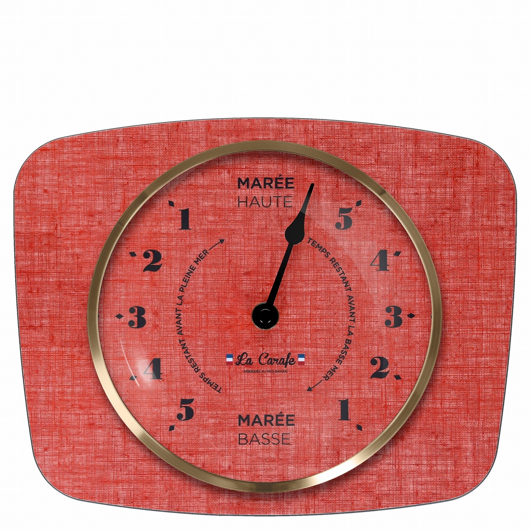 HORLOGE DES MAREES VINTAGE ORANGE