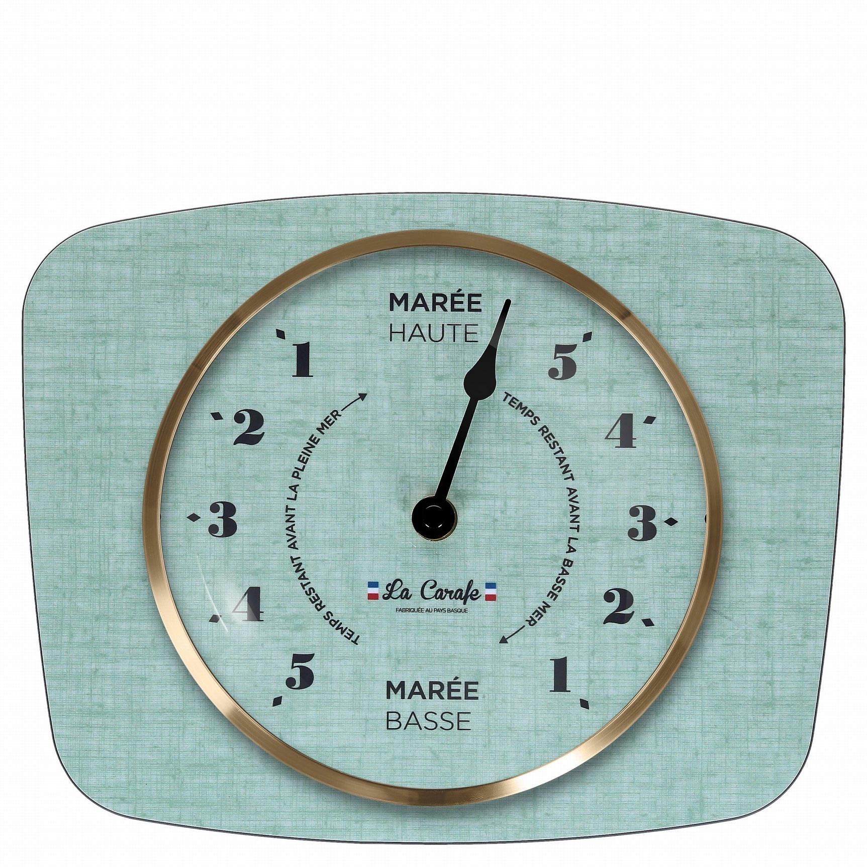 HORLOGE DES MAREES VINTAGE VERT